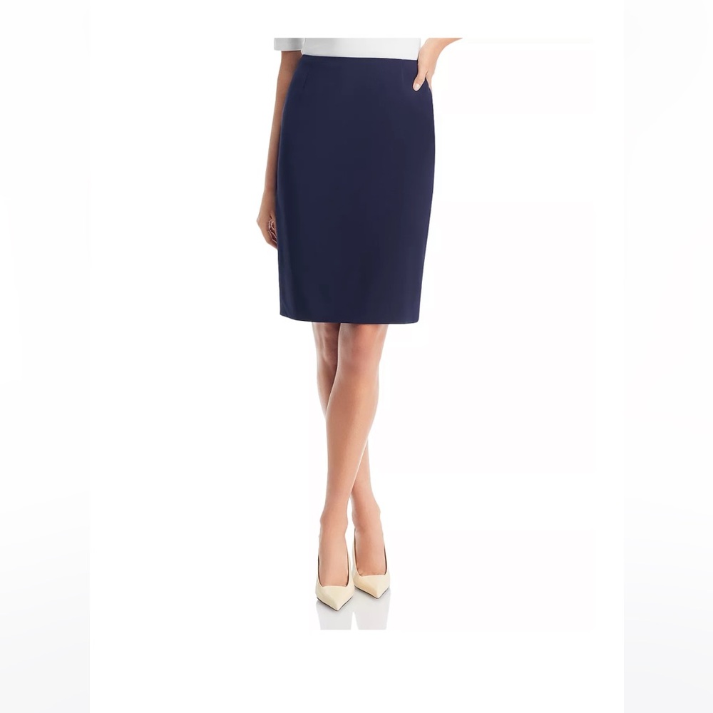 Vileah Wool Pencil Skirt